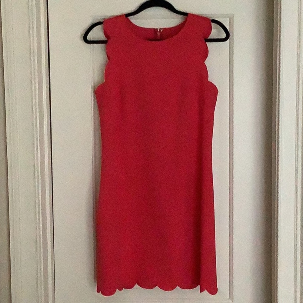 J Crew Red Sleeveless Sheath Mini Dress for Cocktail